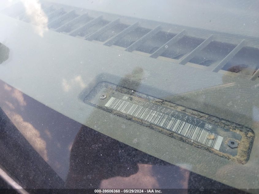 2007 Chevrolet Express Work Van VIN: 1GCGG25V471154337 Lot: 39506368