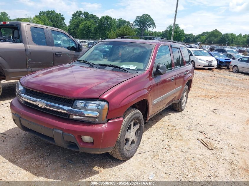 2004 Chevrolet Trailblazer Ls VIN: 1GNDS13S842342005 Lot: 39506369