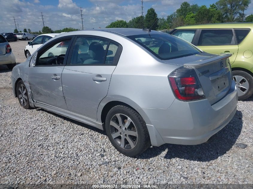 2012 Nissan Sentra 2.0/2.0S/Sr/2.0Sl VIN: 3N1AB6AP4CL647976 Lot: 39506372