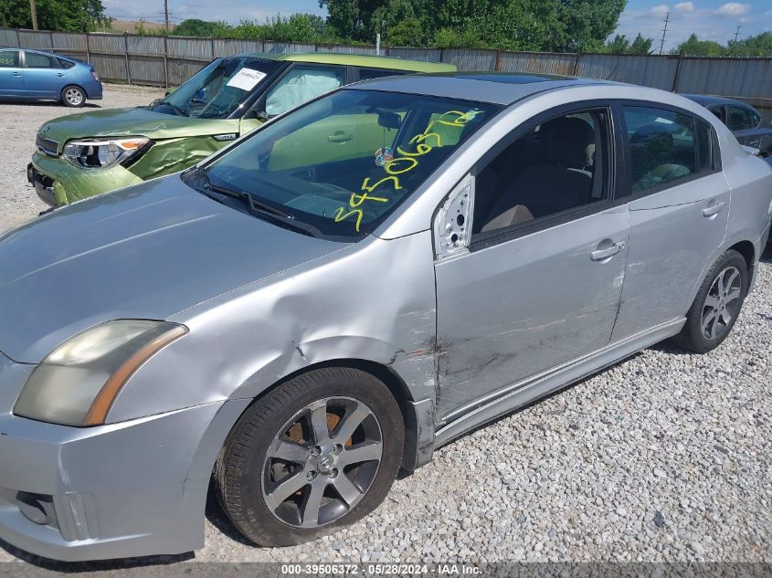 2012 Nissan Sentra 2.0/2.0S/Sr/2.0Sl VIN: 3N1AB6AP4CL647976 Lot: 39506372