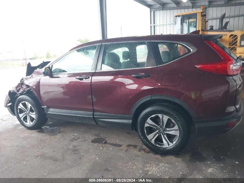 2019 Honda Cr-V Lx VIN: 2HKRW6H36KH200555 Lot: 39506391