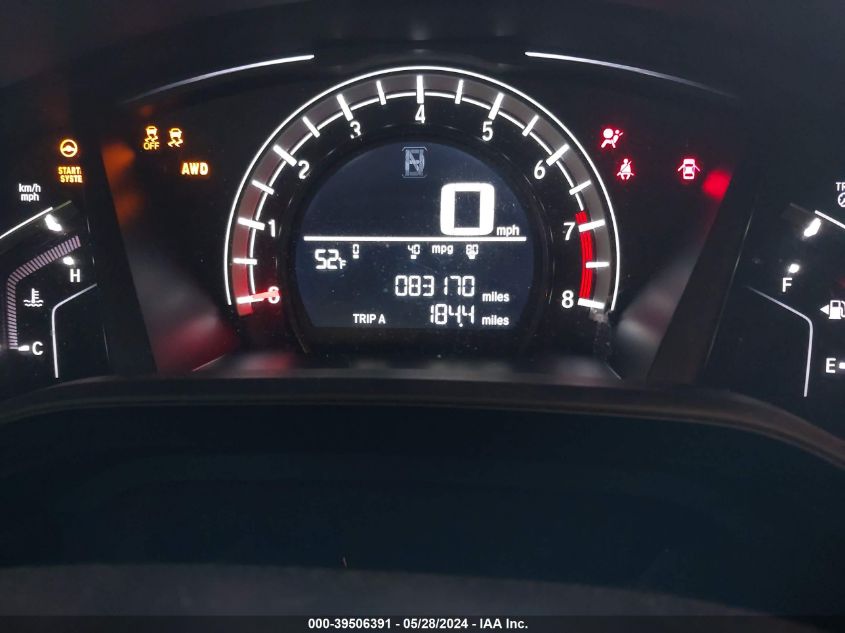 2019 Honda Cr-V Lx VIN: 2HKRW6H36KH200555 Lot: 39506391