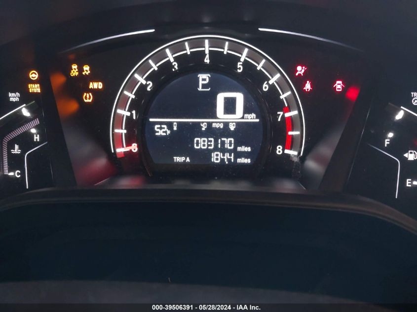 2019 Honda Cr-V Lx VIN: 2HKRW6H36KH200555 Lot: 39506391