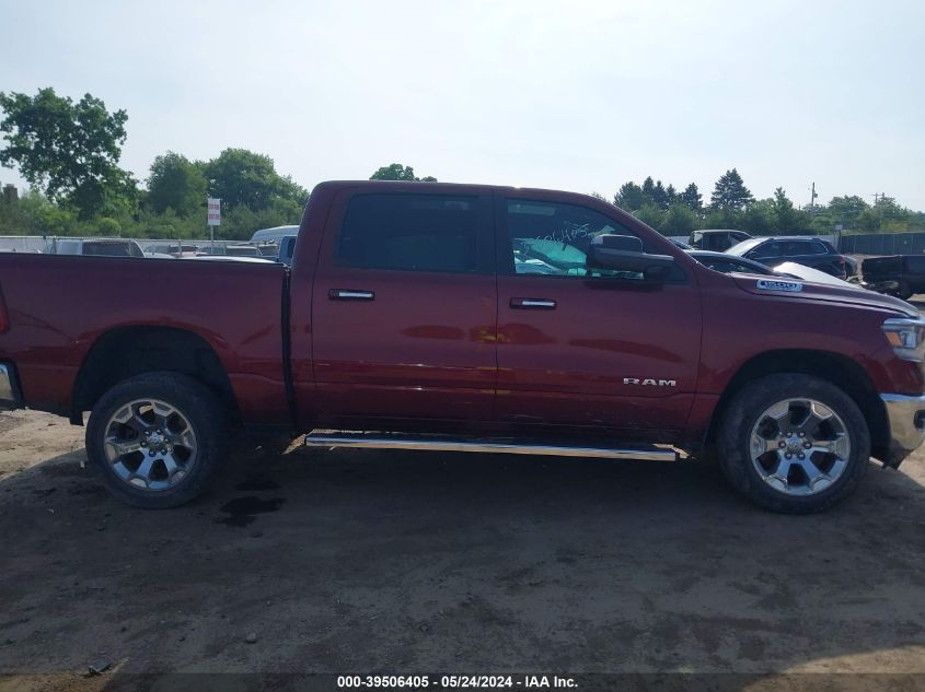 2019 Ram 1500 Big Horn/Lone Star 4X4 5'7 Box VIN: 1C6SRFFT8KN588052 Lot: 39506405