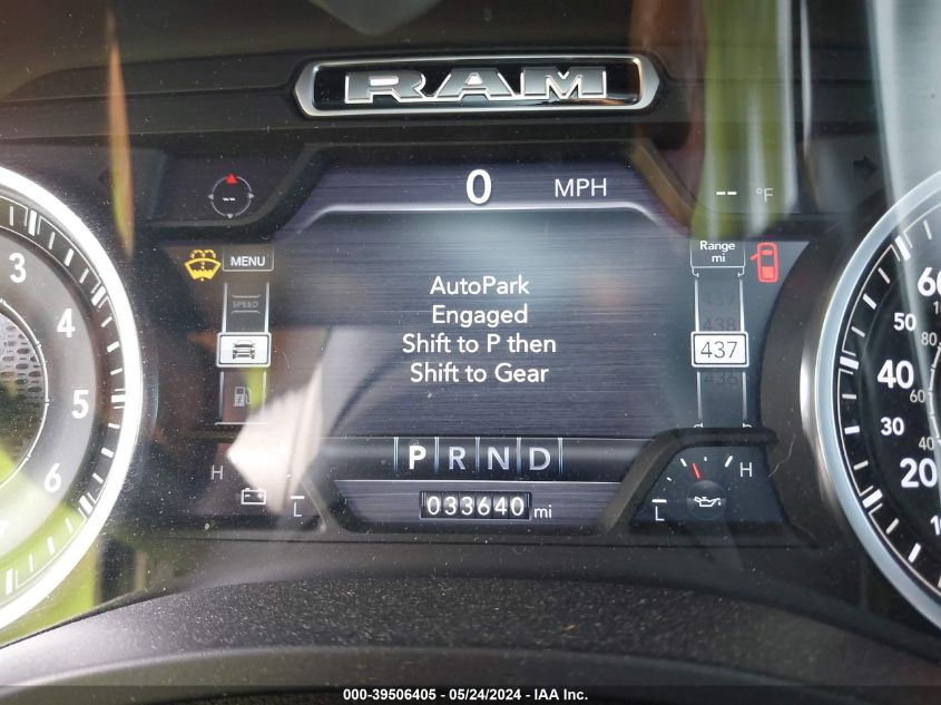 2019 Ram 1500 Big Horn/Lone Star 4X4 5'7 Box VIN: 1C6SRFFT8KN588052 Lot: 39506405