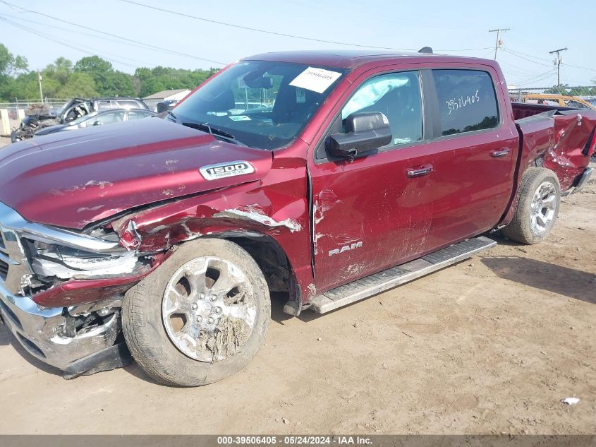2019 Ram 1500 Big Horn/Lone Star 4X4 5'7 Box VIN: 1C6SRFFT8KN588052 Lot: 39506405