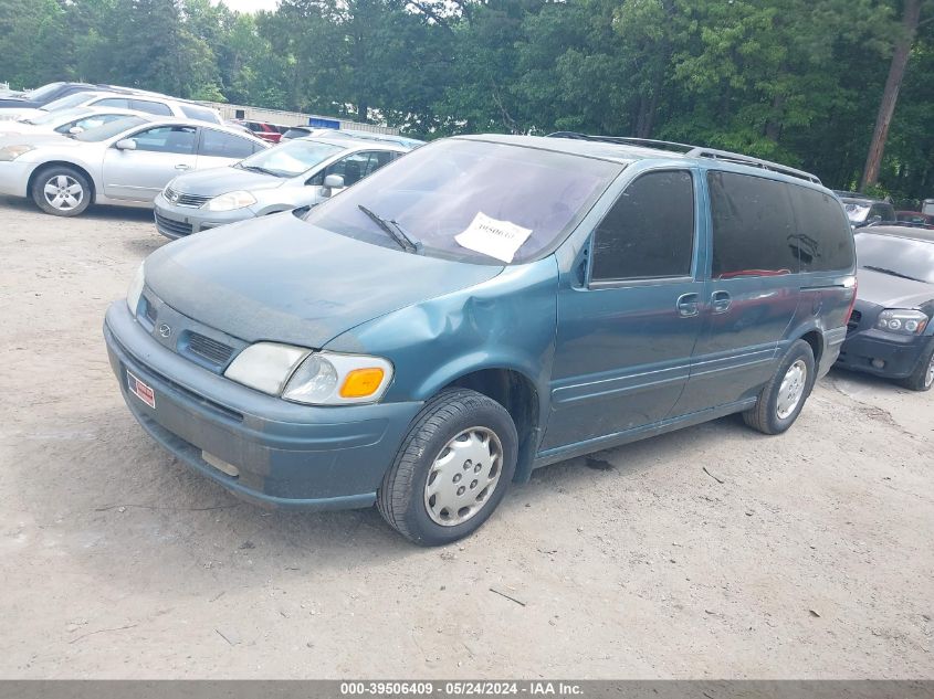 1998 Oldsmobile Silhouette Gl VIN: 1GHDX03E1WD105503 Lot: 39506409