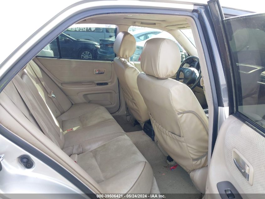 2002 Lexus Is 300 VIN: JTHBD192320061173 Lot: 39506421