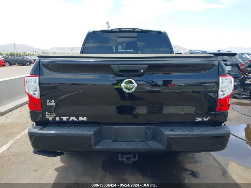 2021 Nissan Titan Sv 4X2 VIN: 1N6AA1EF2MN509341 Lot: 39506424