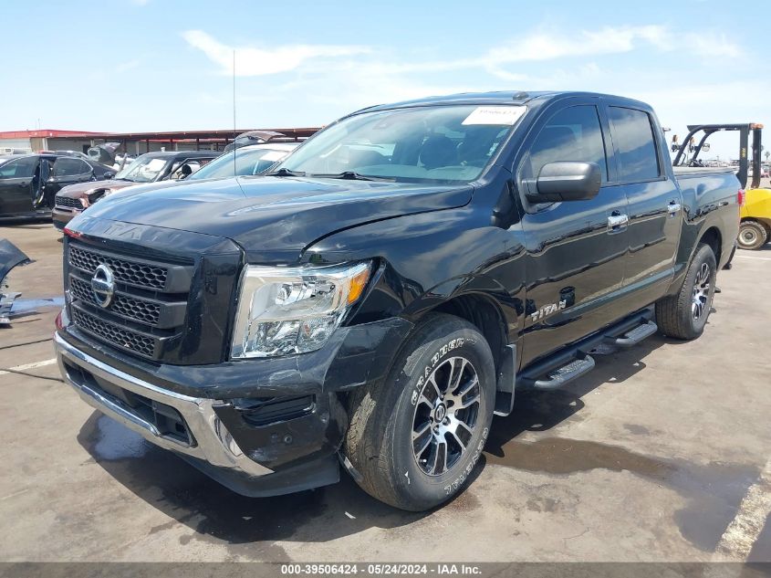 2021 Nissan Titan Sv 4X2 VIN: 1N6AA1EF2MN509341 Lot: 39506424