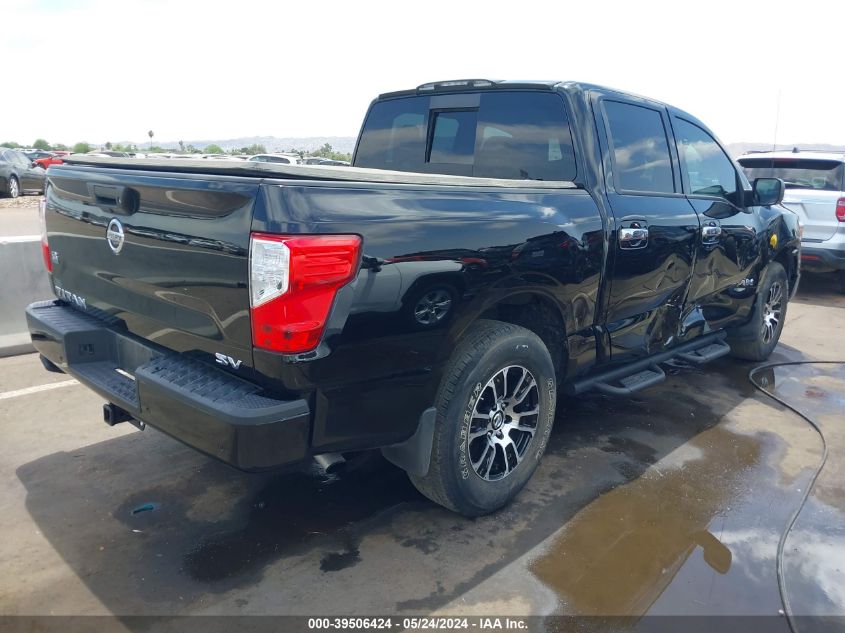 2021 Nissan Titan Sv 4X2 VIN: 1N6AA1EF2MN509341 Lot: 39506424