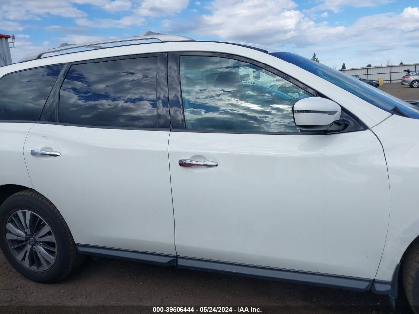 2017 Nissan Pathfinder S VIN: 5N1DR2MM0HC913069 Lot: 39506444