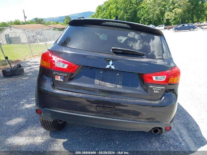 2017 Mitsubishi Outlander Sport 2.4 Gt/2.4 Sel VIN: JA4AR4AW5HZ017589 Lot: 39506466