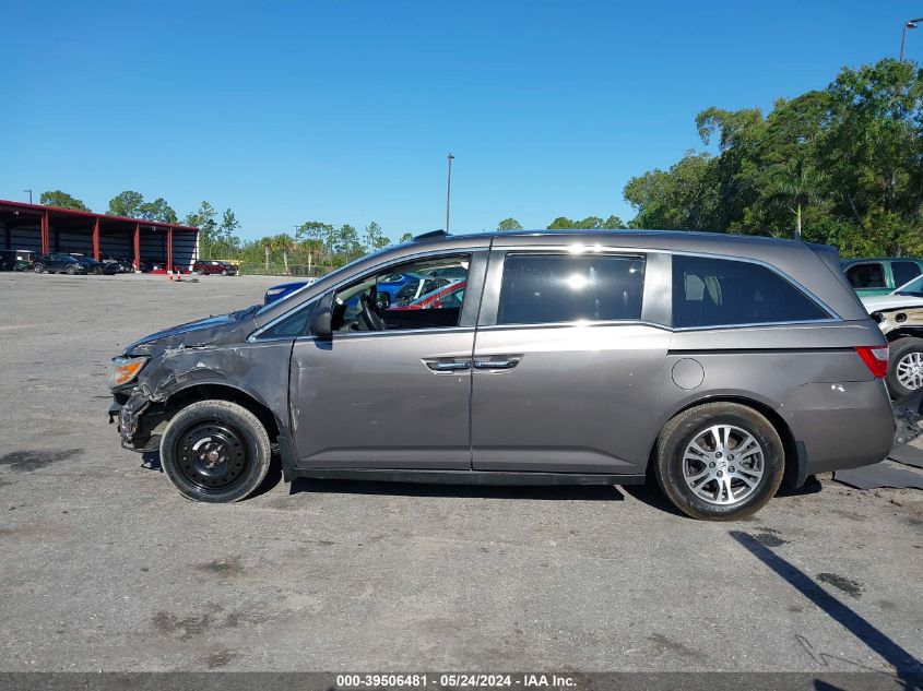 2011 Honda Odyssey Ex-L VIN: 5FNRL5H62BB088882 Lot: 39506481