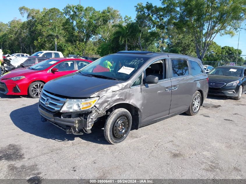 2011 Honda Odyssey Ex-L VIN: 5FNRL5H62BB088882 Lot: 39506481