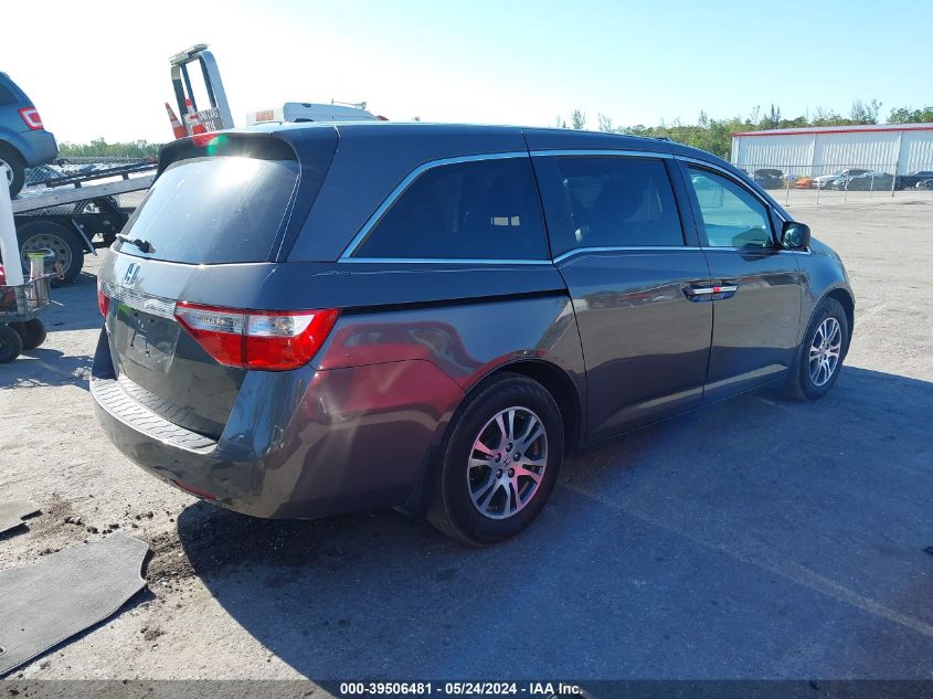 2011 Honda Odyssey Ex-L VIN: 5FNRL5H62BB088882 Lot: 39506481