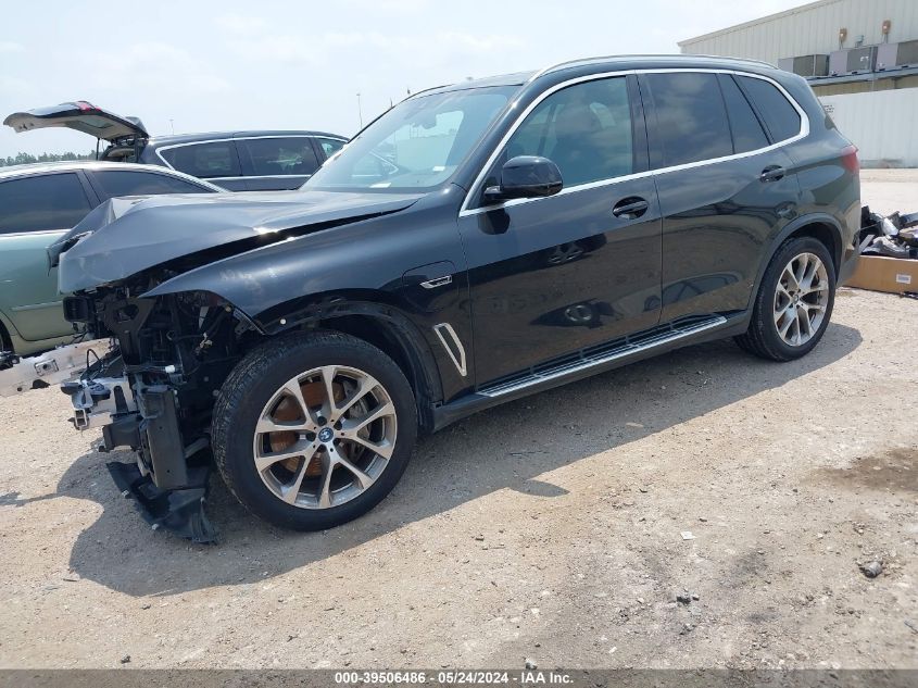 2023 BMW X5 Phev xDrive45E VIN: 5UXTA6C08P9P61209 Lot: 39506486