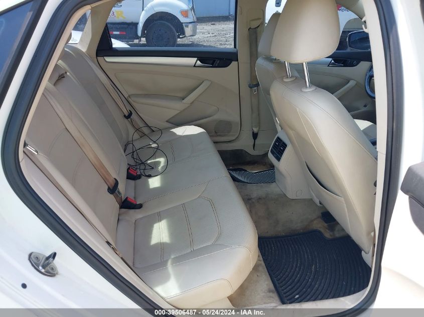 2013 Volkswagen Passat 2.5L Se VIN: 1VWBH7A30DC096586 Lot: 39506487