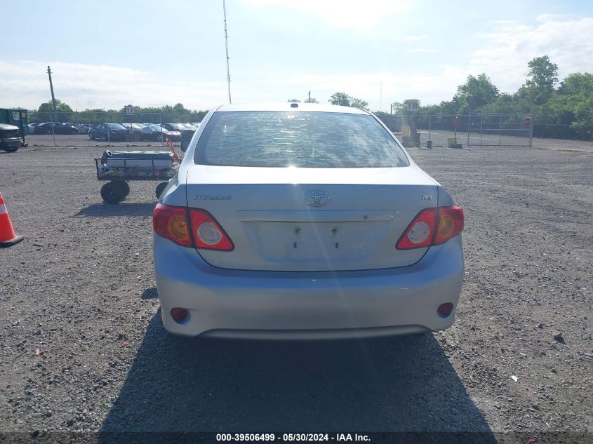 2010 Toyota Corolla Le VIN: 2T1BU4EE7AC507509 Lot: 39506499