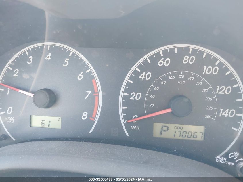 2010 Toyota Corolla Le VIN: 2T1BU4EE7AC507509 Lot: 39506499