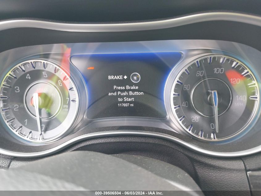 2015 Chrysler 300 Limited VIN: 2C3CCAAG9FH860123 Lot: 39506504