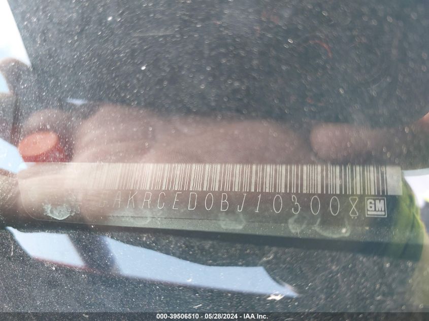 2011 Buick Enclave Cxl VIN: 5GAKRCED0BJ103008 Lot: 39506510