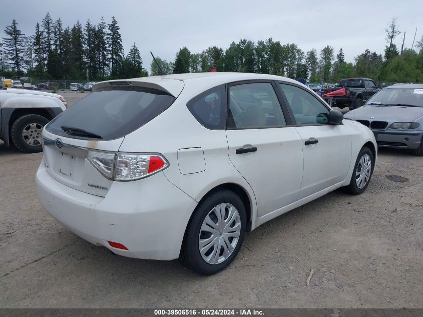 2008 Subaru Impreza 2.5I VIN: JF1GH61688H805020 Lot: 39506516