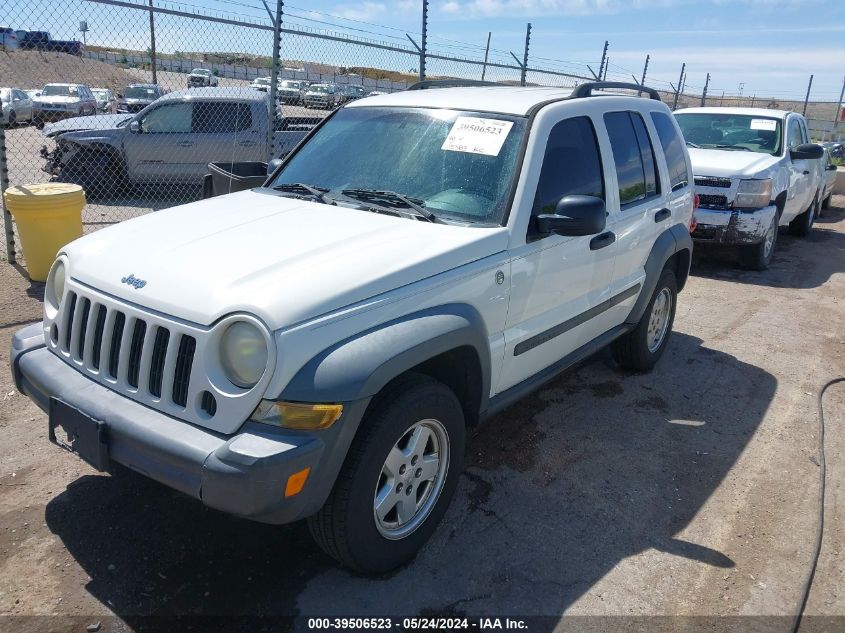 2007 Jeep Liberty Sport VIN: 1J4GL48K37W519788 Lot: 39506523