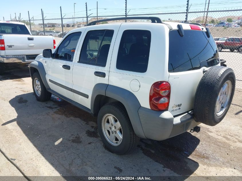 2007 Jeep Liberty Sport VIN: 1J4GL48K37W519788 Lot: 39506523