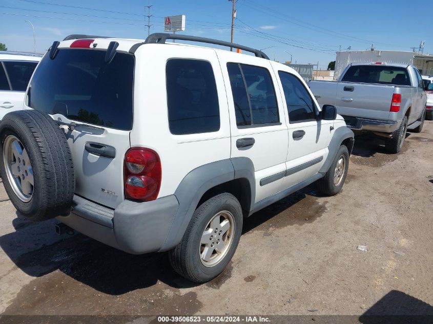 2007 Jeep Liberty Sport VIN: 1J4GL48K37W519788 Lot: 39506523