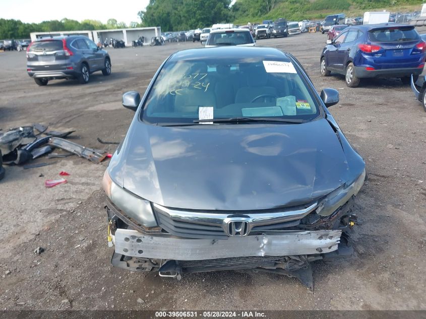 2012 Honda Civic Lx VIN: 19XFB2F54CE389272 Lot: 39506531