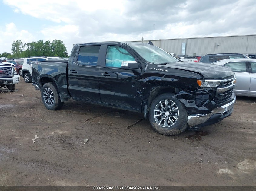 2024 CHEVROLET SILVERADO 1500 4WD  SHORT BED LT WITH 2FL - 1GCPDKEK8RZ126429