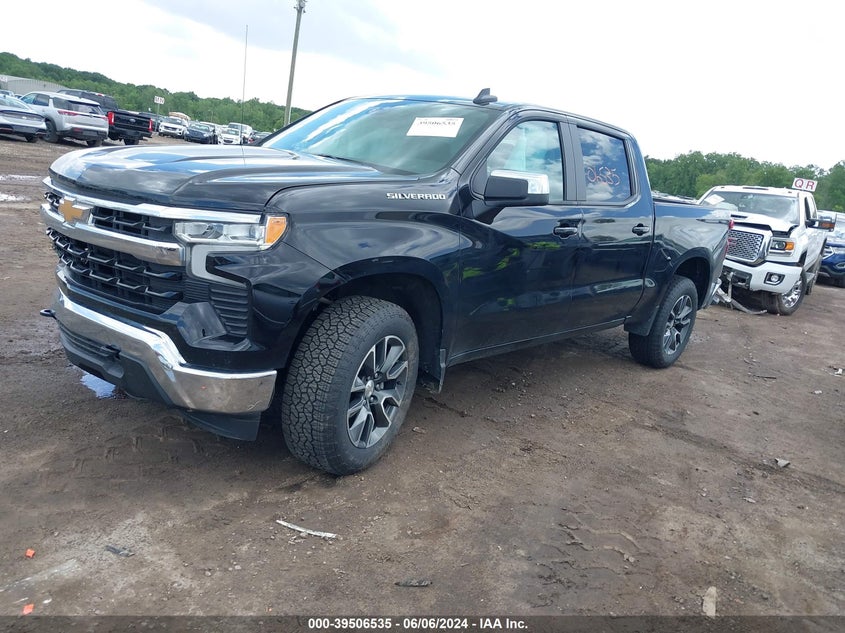 2024 CHEVROLET SILVERADO 1500 4WD  SHORT BED LT WITH 2FL - 1GCPDKEK8RZ126429