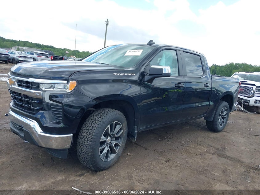 2024 CHEVROLET SILVERADO 1500 4WD  SHORT BED LT WITH 2FL - 1GCPDKEK8RZ126429