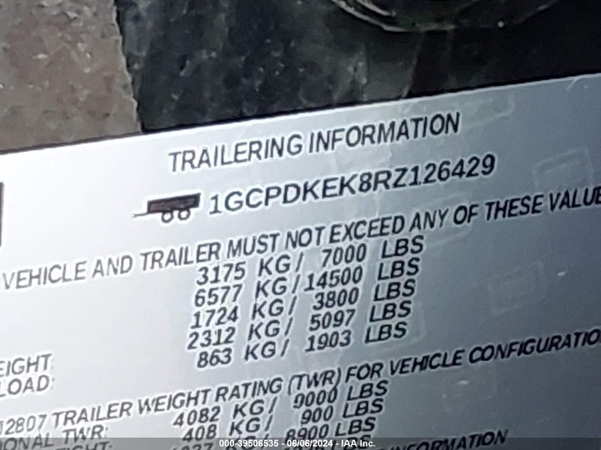 2024 CHEVROLET SILVERADO 1500 4WD  SHORT BED LT WITH 2FL - 1GCPDKEK8RZ126429