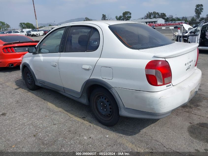 2001 Toyota Echo VIN: JTDBT123710127259 Lot: 39506537