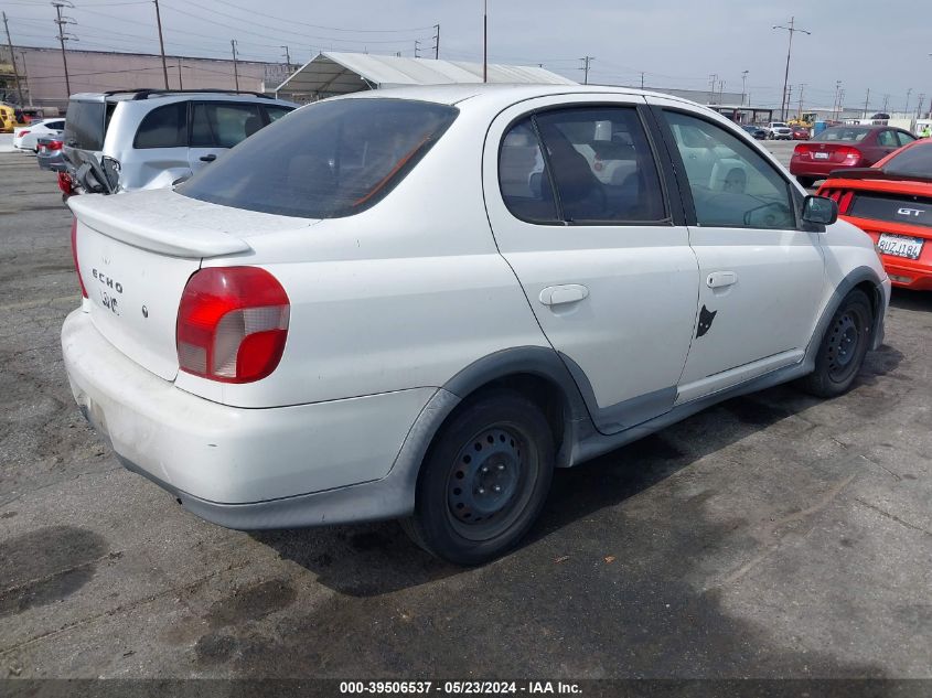 2001 Toyota Echo VIN: JTDBT123710127259 Lot: 39506537