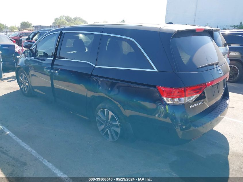 2015 Honda Odyssey Touring/Touring Elite VIN: 5FNRL5H90FB127940 Lot: 39506543