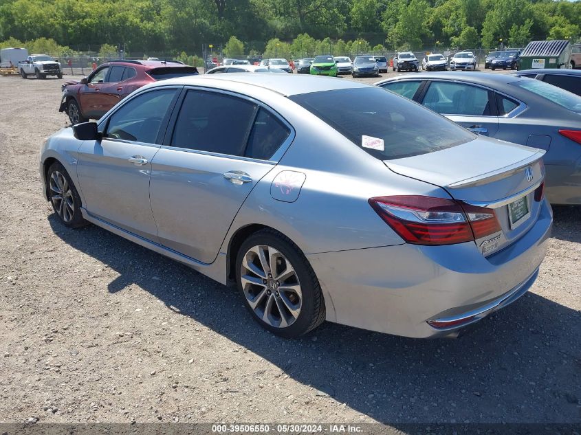 2C3AA53G05H118662 2016 Honda Accord Sport