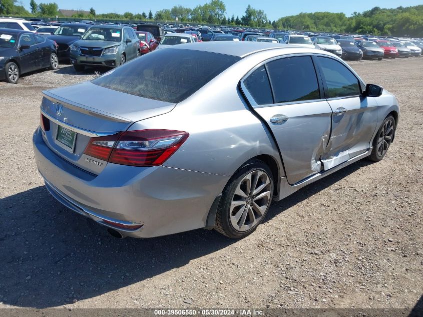 2C3AA53G05H118662 2016 Honda Accord Sport