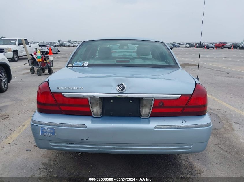 2005 Mercury Grand Marquis Ls/Lse VIN: 2MEFM75W45X639302 Lot: 39506560