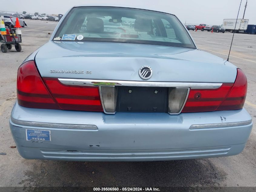 2005 Mercury Grand Marquis Ls/Lse VIN: 2MEFM75W45X639302 Lot: 39506560