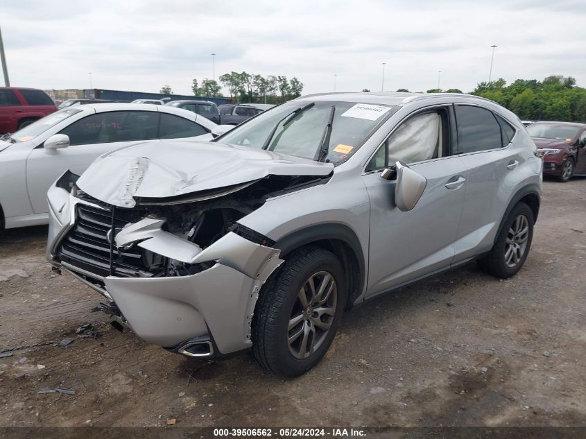 2016 Lexus Nx 200T VIN: JTJYARBZ1G2036775 Lot: 39506562