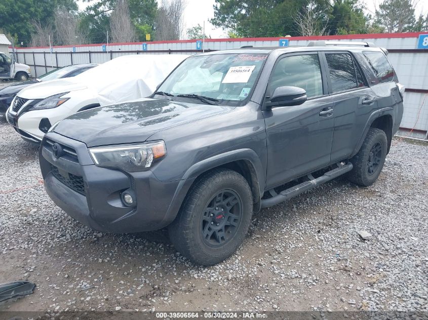 2022 Toyota 4Runner Sr5 Premium VIN: JTEFU5JR6N5255301 Lot: 39506564