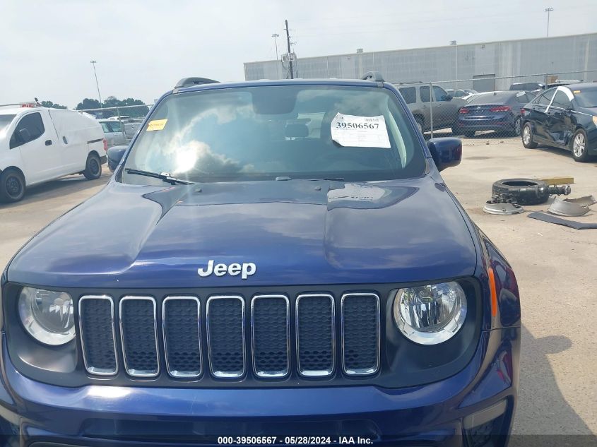 2020 Jeep Renegade Latitude Fwd VIN: ZACNJABB0LPL01306 Lot: 39506567