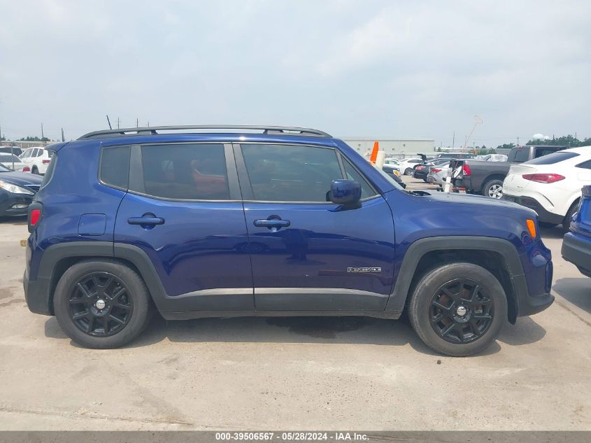 2020 Jeep Renegade Latitude Fwd VIN: ZACNJABB0LPL01306 Lot: 39506567