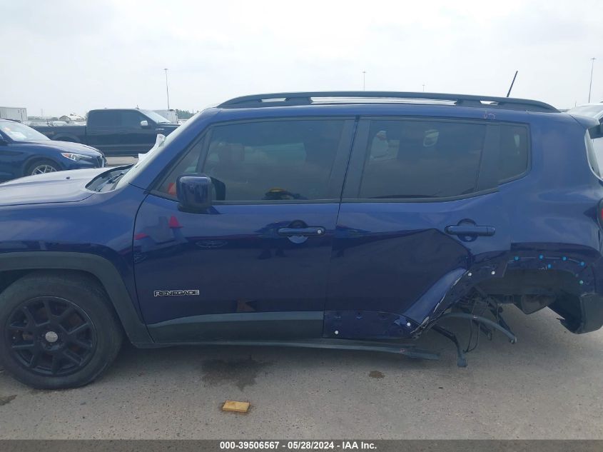 2020 Jeep Renegade Latitude Fwd VIN: ZACNJABB0LPL01306 Lot: 39506567