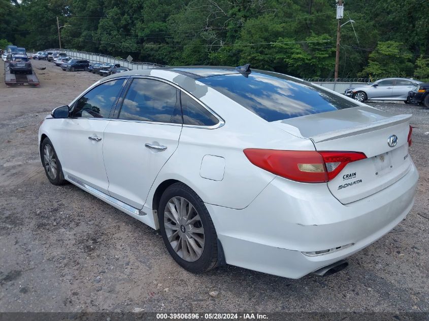 2015 Hyundai Sonata Limited VIN: 5NPE34AF3FH028572 Lot: 39506596