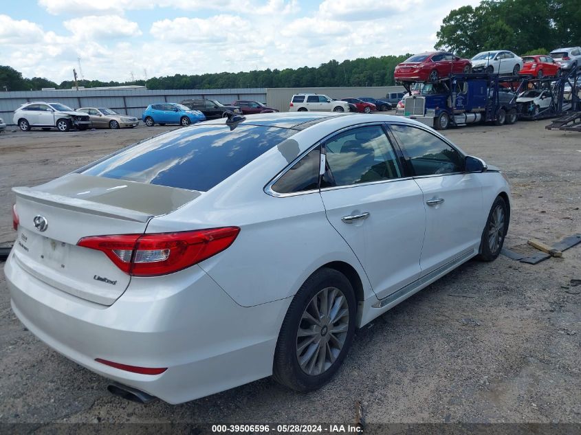 2015 Hyundai Sonata Limited VIN: 5NPE34AF3FH028572 Lot: 39506596