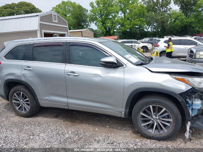 2017 Toyota Highlander Xle VIN: 5TDKZRFH7HS523394 Lot: 39506597